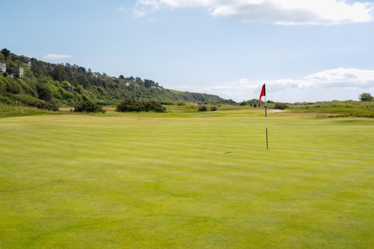 Golfing in Harlech